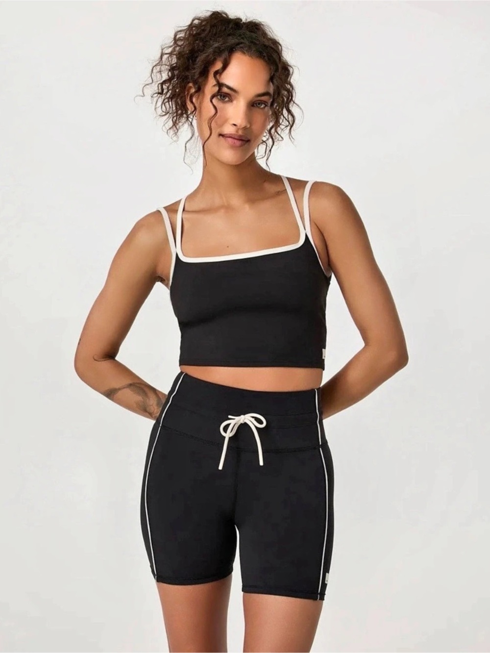 Vuori Daily Layered Tank | Color: Black